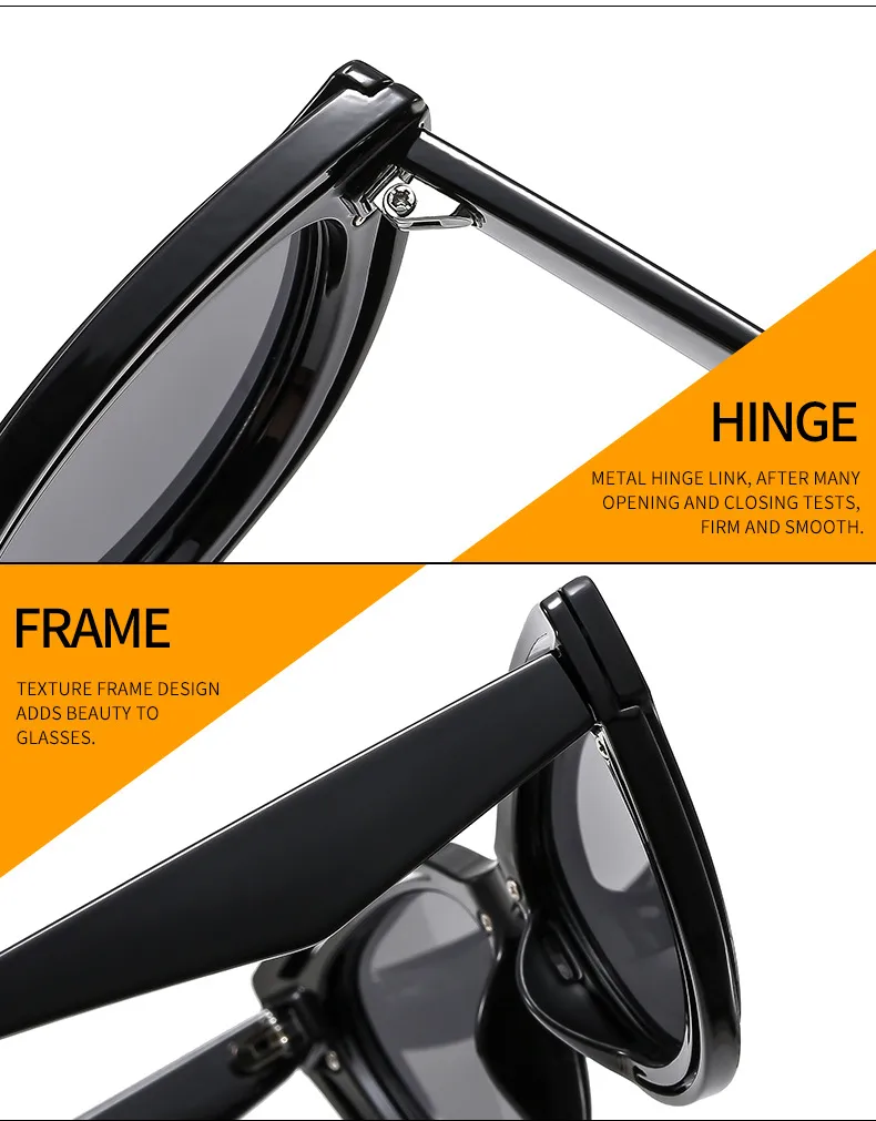 Cat's Eye New Ladies Color Sunglasses 2  Favorite Hot-selling All-match Temperament Sunglasses display picture 15