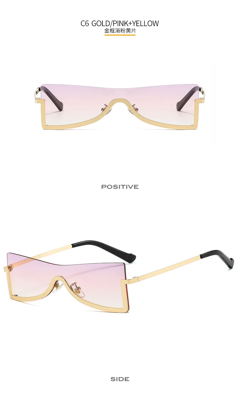 T22035 New  Butterfly Cat's Eye Personalized Women's Sunglasses Instagram Street Photograph Fashion Modern Sunglasses display picture 12
