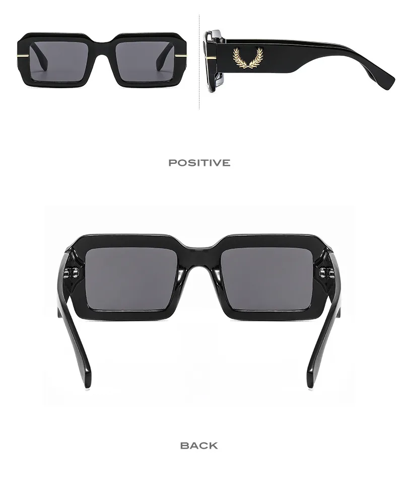Summer New Box Men's And Women's Sunglasses Fashion Retro Gorgeous Color  Internet Red Sunglasses 9517 display picture 7