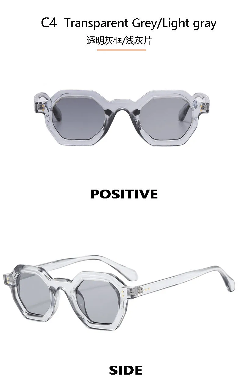 New  Polygon Sunglasses Trembles With Outdoor Riding Concave Sunglasses T22133 display picture 11