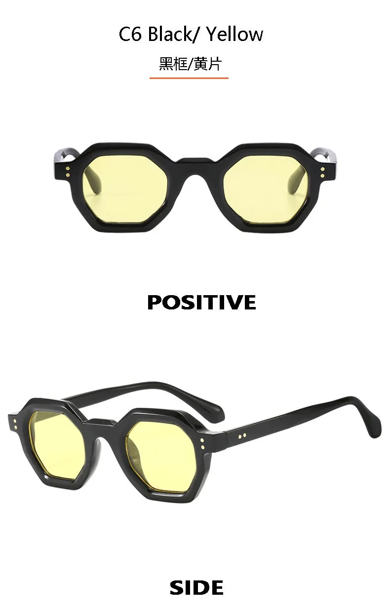 New  Polygon Sunglasses Trembles With Outdoor Riding Concave Sunglasses T22133 display picture 13