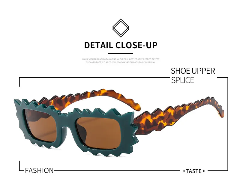 New Sunglasses  Personalized Lace Irregular Fashion Temperament Women's  All-match Sunglasses M6159 display picture 2