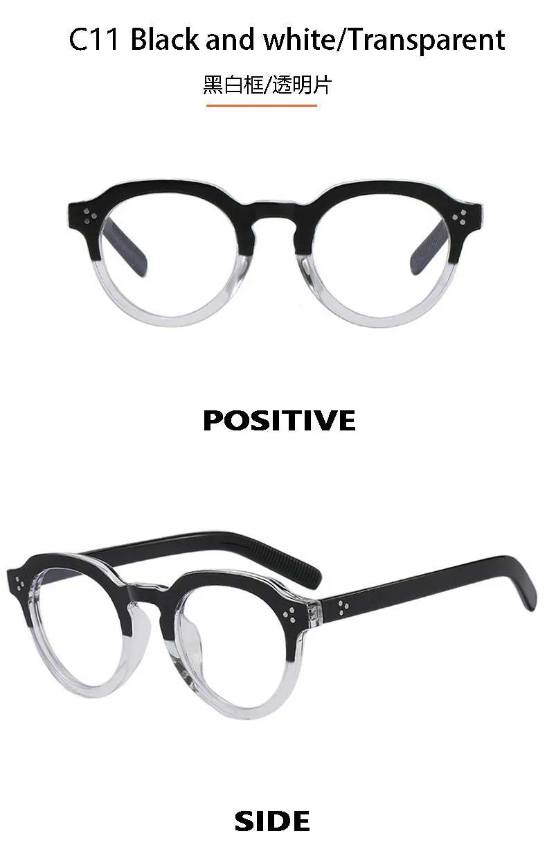 New Retro Simple Oval Casual Men's And Women's Rice Nail Sunglasses Small Frame Gradient Color Matching Sunglasses T22124 display picture 18