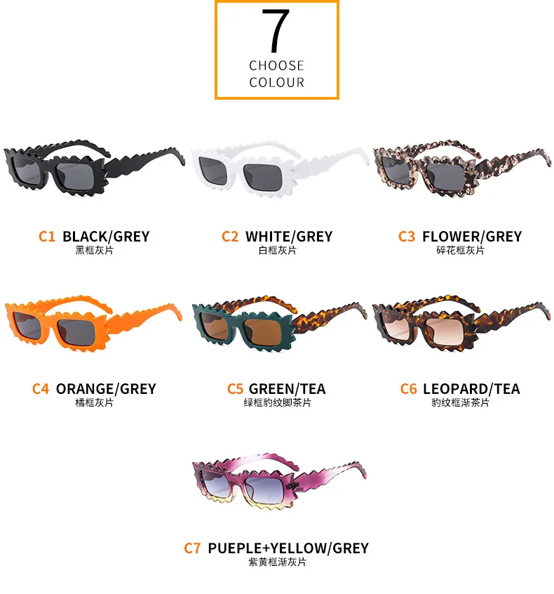 New Sunglasses  Personalized Lace Irregular Fashion Temperament Women's  All-match Sunglasses M6159 display picture 5