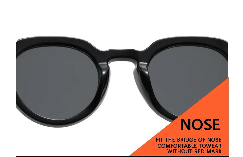 New Retro Simple Oval Casual Men's And Women's Rice Nail Sunglasses Small Frame Gradient Color Matching Sunglasses T22124 display picture 19