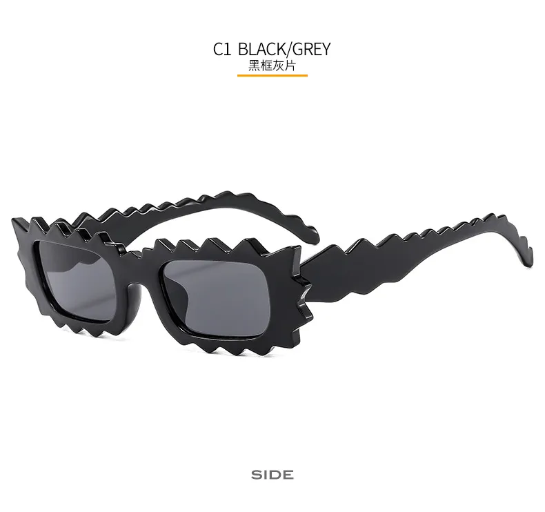 New Sunglasses  Personalized Lace Irregular Fashion Temperament Women's  All-match Sunglasses M6159 display picture 6