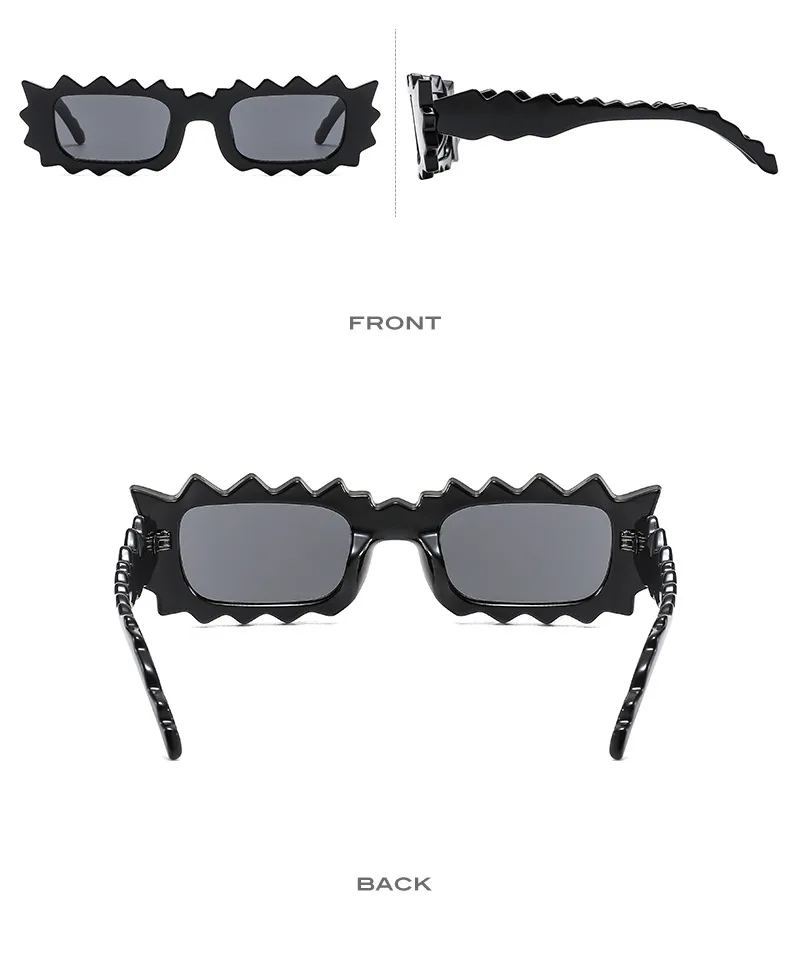 New Sunglasses  Personalized Lace Irregular Fashion Temperament Women's  All-match Sunglasses M6159 display picture 7