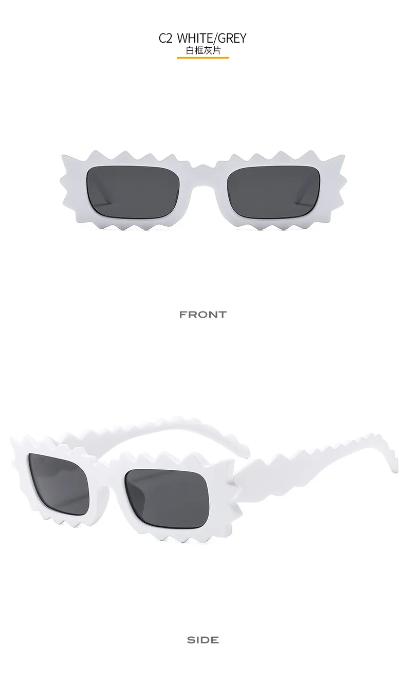 New Sunglasses  Personalized Lace Irregular Fashion Temperament Women's  All-match Sunglasses M6159 display picture 8