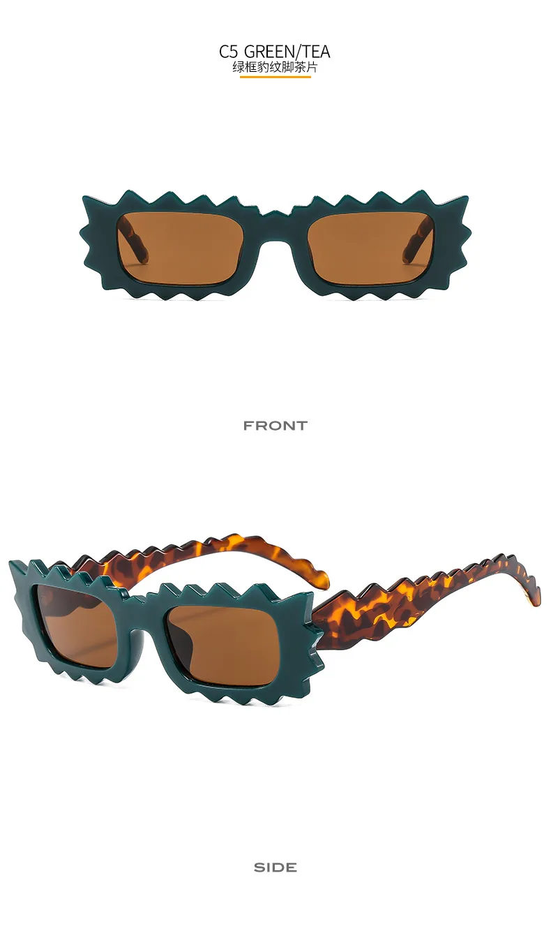 New Sunglasses  Personalized Lace Irregular Fashion Temperament Women's  All-match Sunglasses M6159 display picture 11