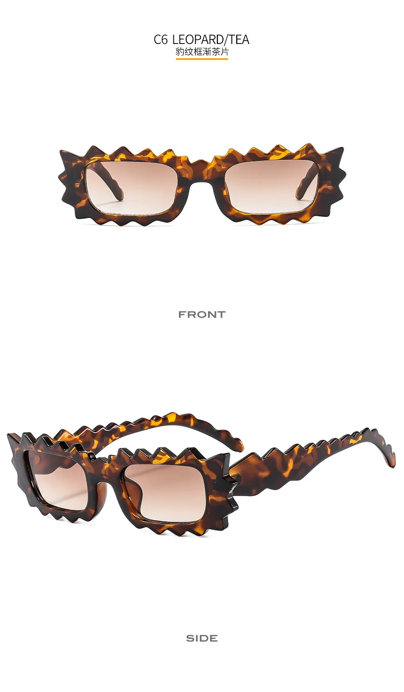 New Sunglasses  Personalized Lace Irregular Fashion Temperament Women's  All-match Sunglasses M6159 display picture 12