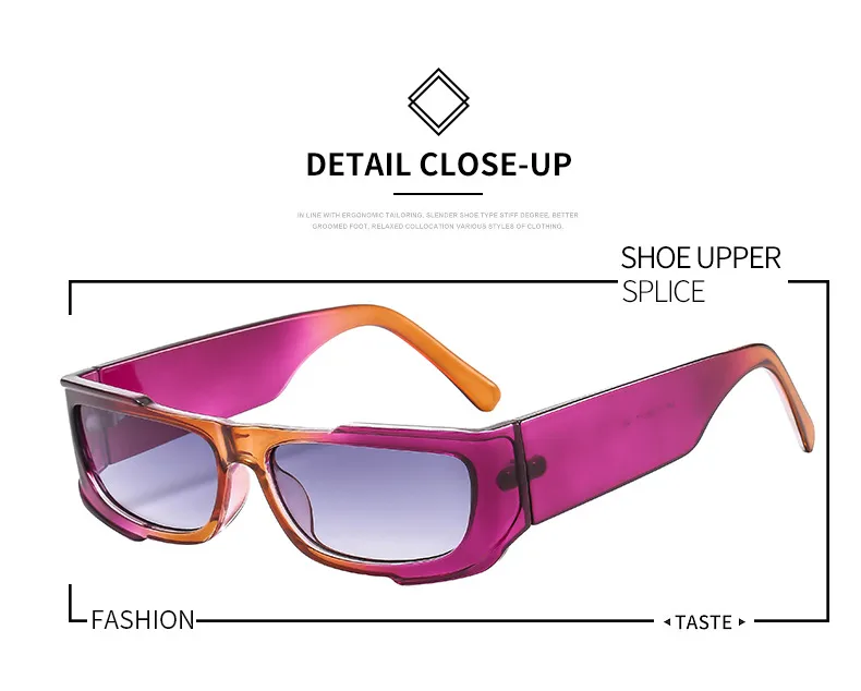 Colorful Set Gorgeous Sunglasses Men And Women Hip Hop Small Frame  Sunglasses Fashion Wear Glasses M6113 display picture 2