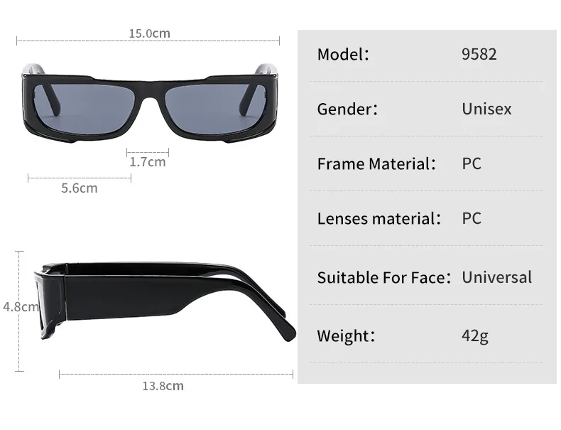 Colorful Set Gorgeous Sunglasses Men And Women Hip Hop Small Frame  Sunglasses Fashion Wear Glasses M6113 display picture 5