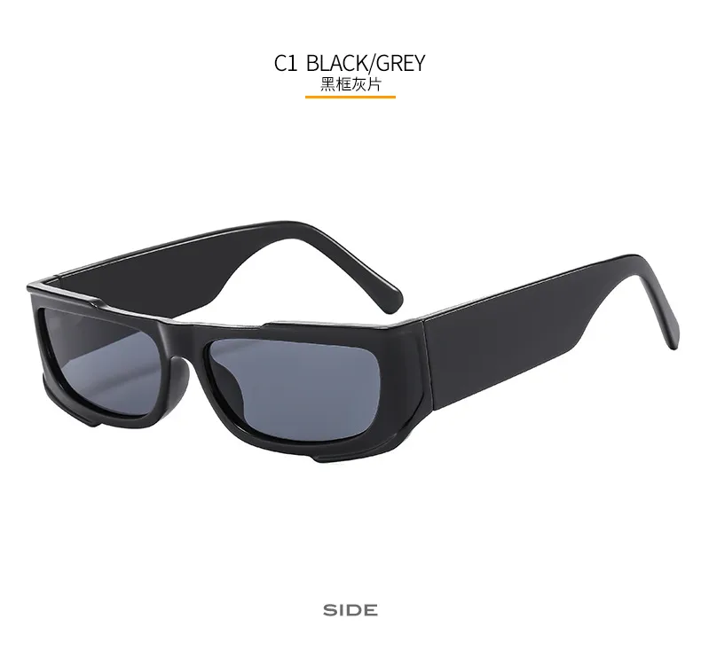 Colorful Set Gorgeous Sunglasses Men And Women Hip Hop Small Frame  Sunglasses Fashion Wear Glasses M6113 display picture 8