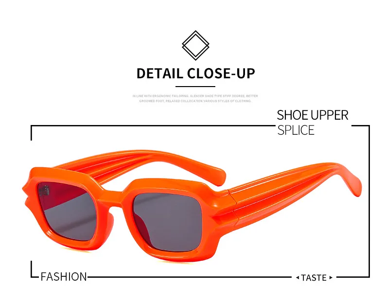 Personalized Box Sunglasses Summer New Cyber Celebrity Fashion Sunglasses Corrugated Hip Hop Sunglasses 2206 display picture 2
