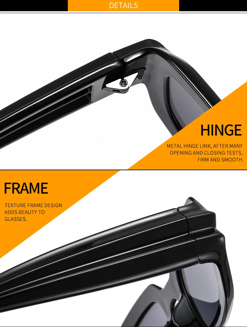 Personalized Box Sunglasses Summer New Cyber Celebrity Fashion Sunglasses Corrugated Hip Hop Sunglasses 2206 display picture 13