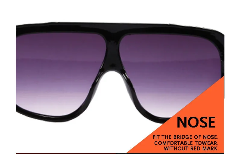 New  Trend Large Frame Goggles  Fashion Sunglasses Men's Anti-ultraviolet Sunglasses Women T22113 display picture 15
