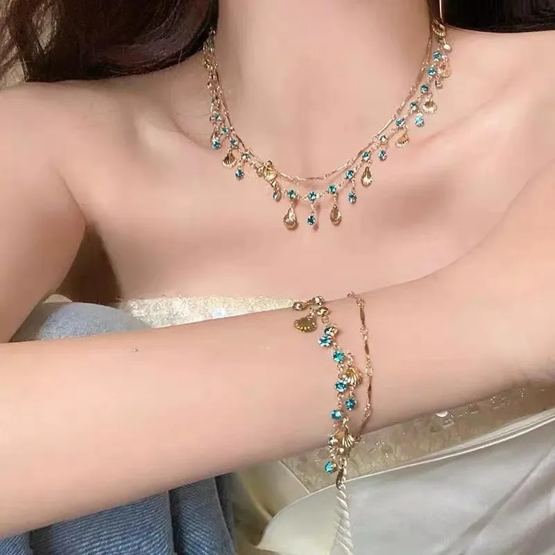 Jewelry Bikini Rhinestone Chain Waist Decoration Multi-layer Body Chain Star Rhinestone Tassel Waist Chain Women display picture 22