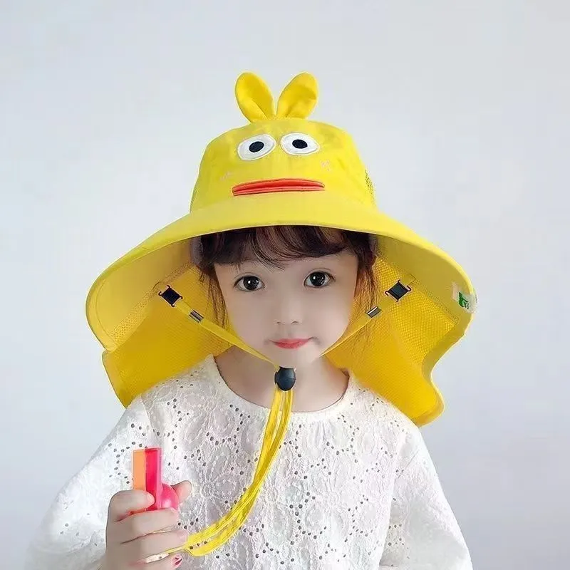 Children's Sun Hat Women's Summer Sun Hat Boys Sun Hat UV Protection Fisherman Hat Thin Breathable Sun Protection display picture 2