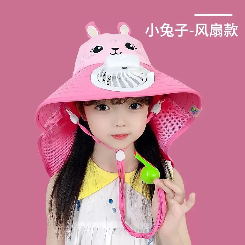 Children's Sun Hat Women's Summer Sun Hat Boys Sun Hat UV Protection Fisherman Hat Thin Breathable Sun Protection display picture 9