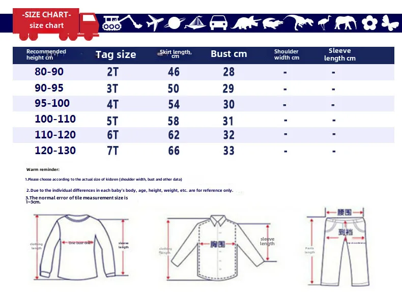 Style Girl's Short Sleeve Dress Summer New Knitted Cotton Children's Skirt Cartoon Doll Collar Princess Skirt display picture 6
