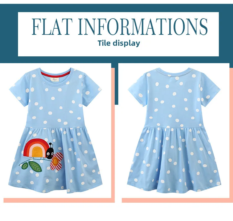 Children's Clothing New Girls Dress Summer Dress Girls Western Style Skirt Girls Princess Skirt Factory Generation display picture 2
