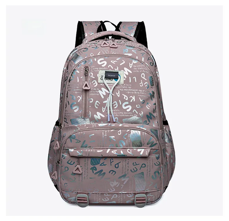 Wholesale New Backpack New Style Simple Large Capacity Junior High School Student Schoolbag Fashion Leisure Travel Backpack display picture 19