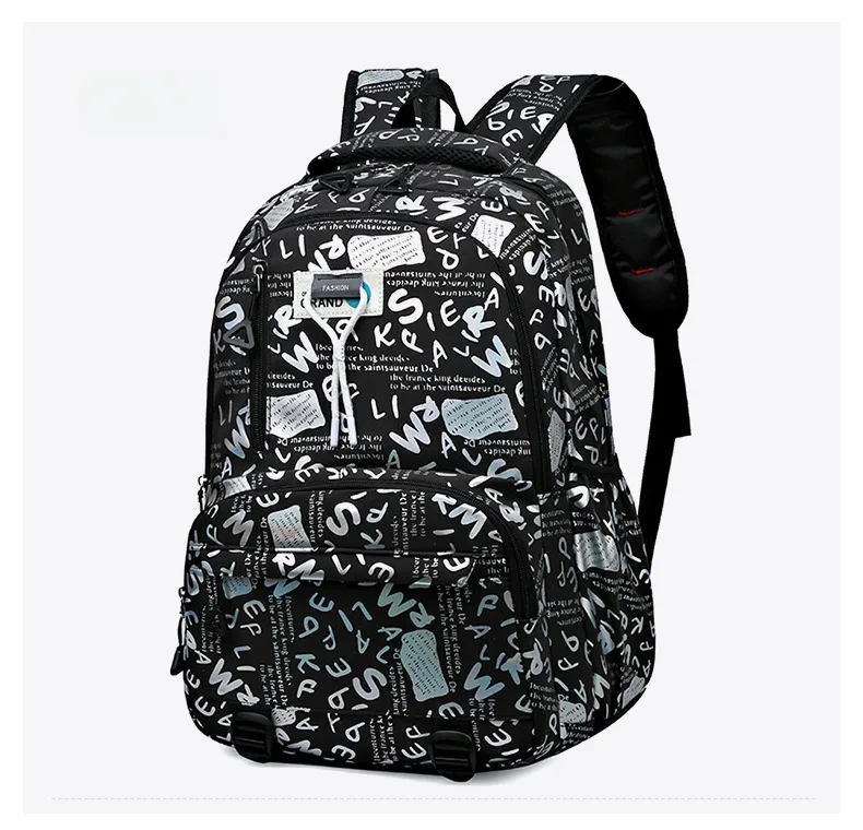 Wholesale New Backpack New Style Simple Large Capacity Junior High School Student Schoolbag Fashion Leisure Travel Backpack display picture 24