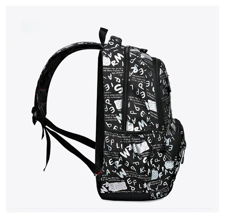 Wholesale New Backpack New Style Simple Large Capacity Junior High School Student Schoolbag Fashion Leisure Travel Backpack display picture 25