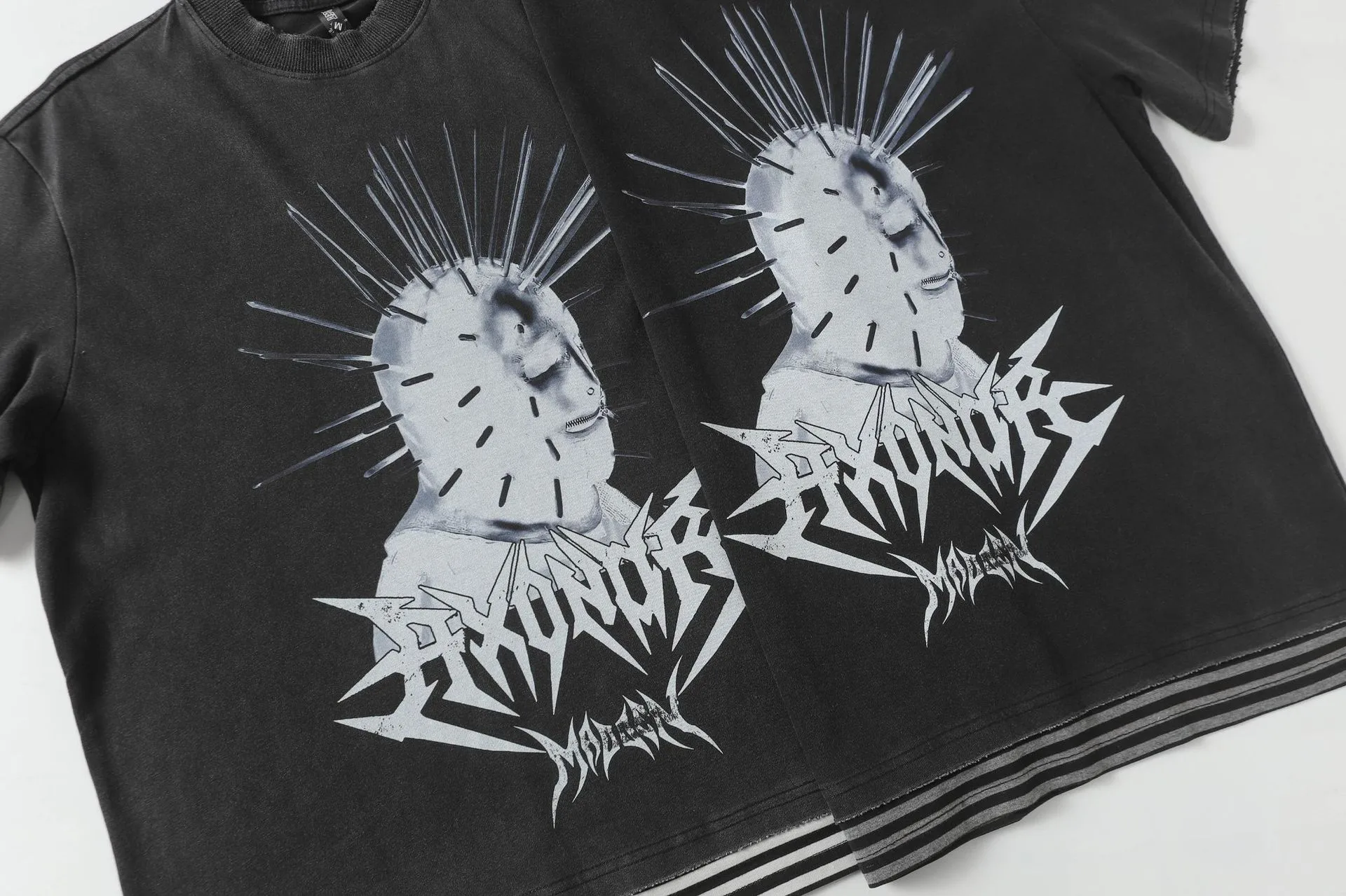 Jiayiku Men's Clothing  Summer American Street Hip Hop Fashion Brand Tee T-shirt Diablo Punk T-shirt Short Sleeve display picture 7