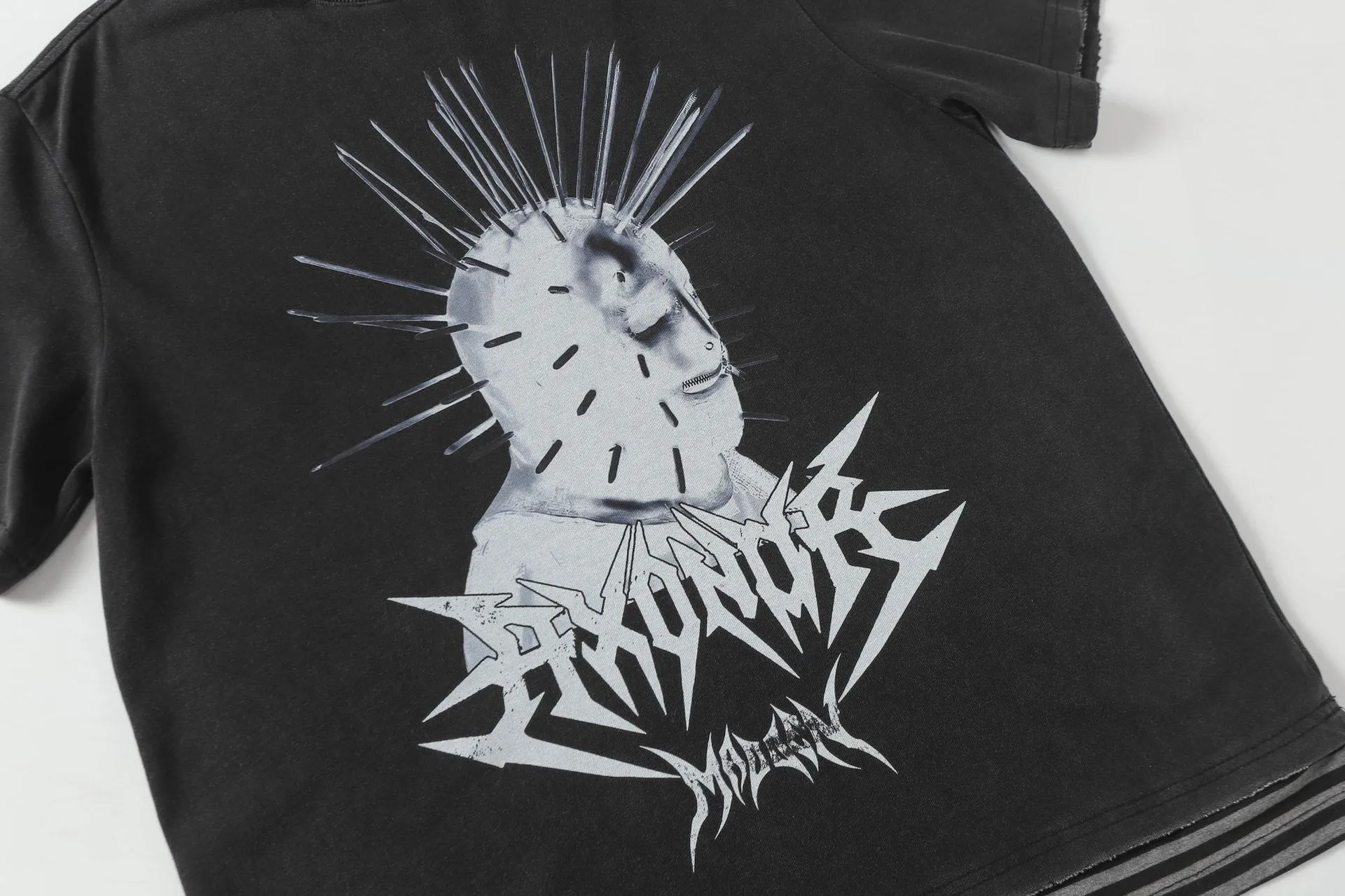 Jiayiku Men's Clothing  Summer American Street Hip Hop Fashion Brand Tee T-shirt Diablo Punk T-shirt Short Sleeve display picture 10