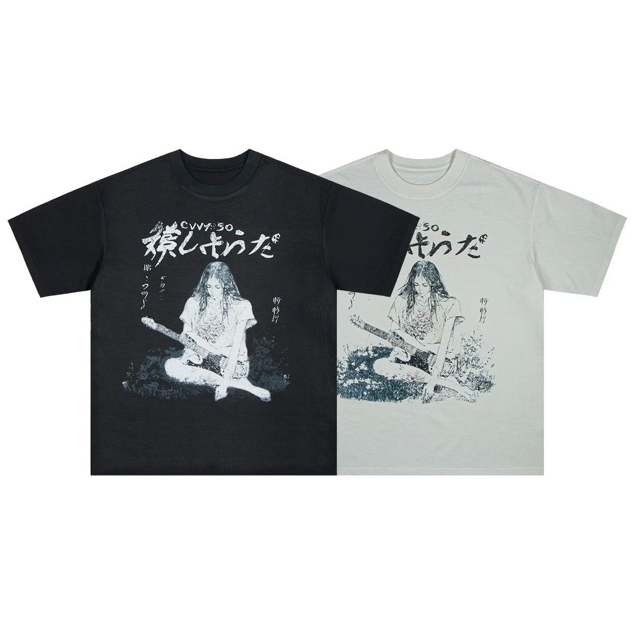 Jiayiku Men's Clothing  Summer American Street Fashion Brand Washed Tee T-shirt Dark Style Character T-shirt Short Sleeve display picture 18