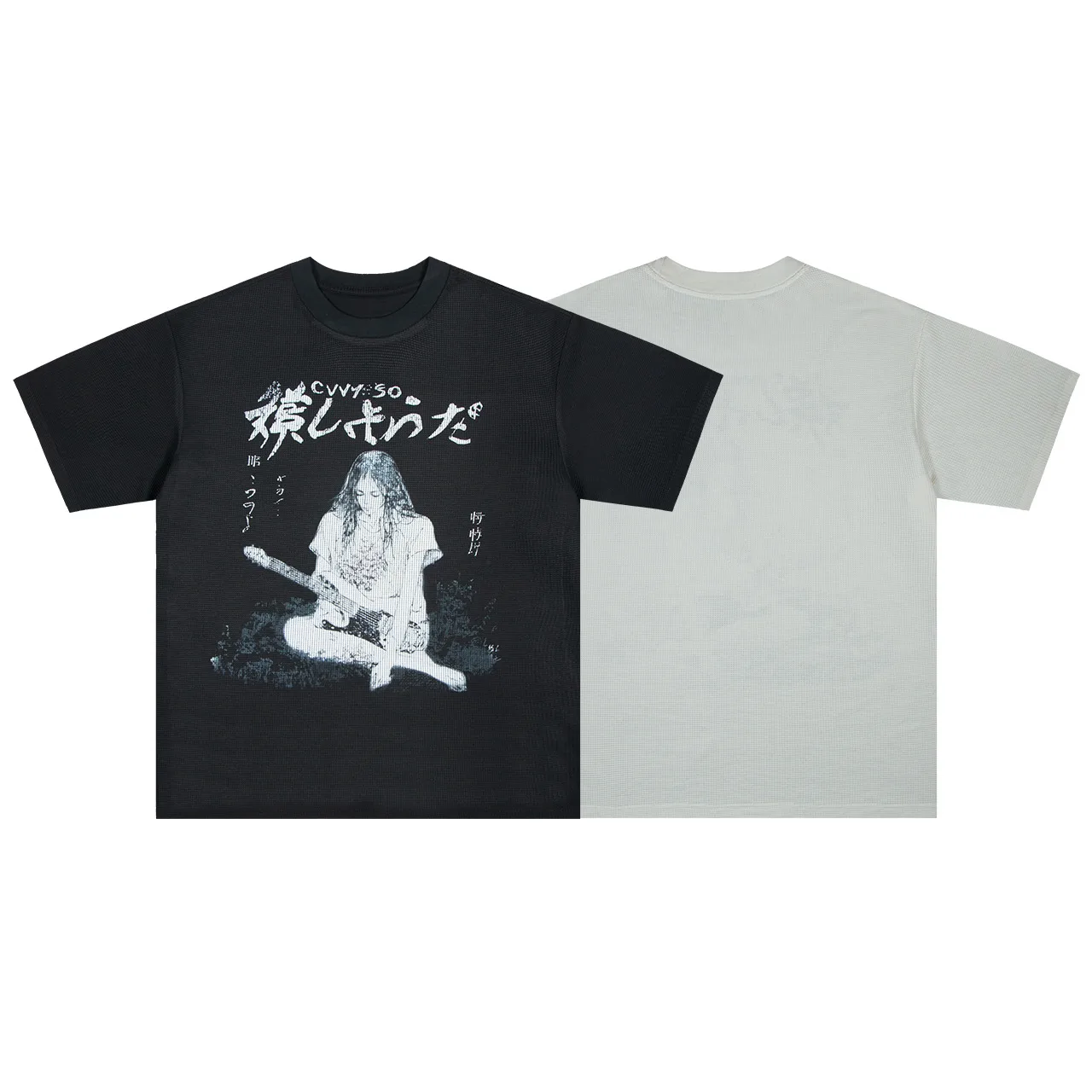 Jiayiku Men's Clothing  Summer American Street Fashion Brand Washed Tee T-shirt Dark Style Character T-shirt Short Sleeve display picture 19
