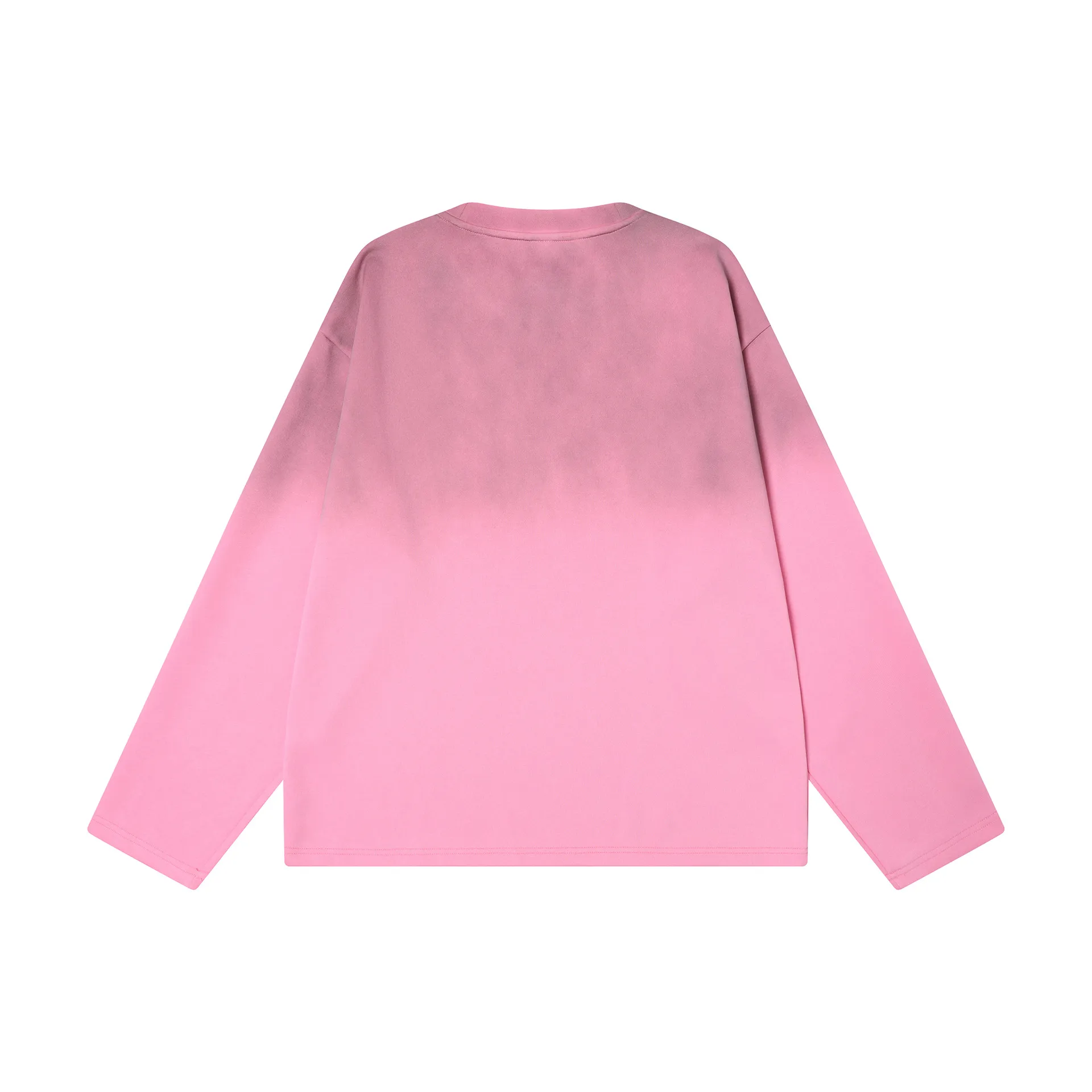 Jiayiku Men's  Spring New American Street Fashion Brand Base Shirt Washed Inkjet Graffiti T-Shirt Long Sleeve display picture 6