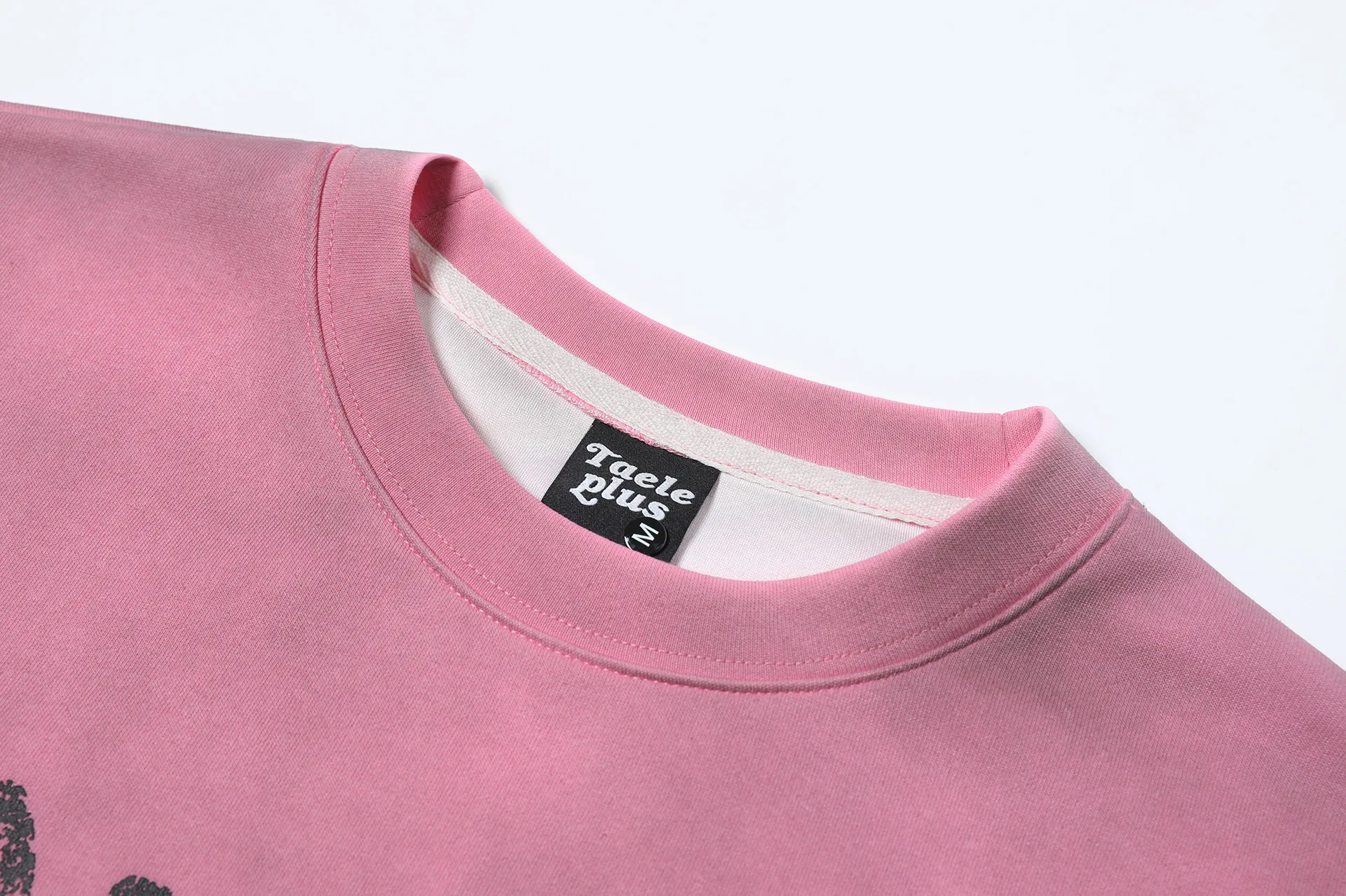 Jiayiku Men's  Spring New American Street Fashion Brand Base Shirt Washed Inkjet Graffiti T-Shirt Long Sleeve display picture 15