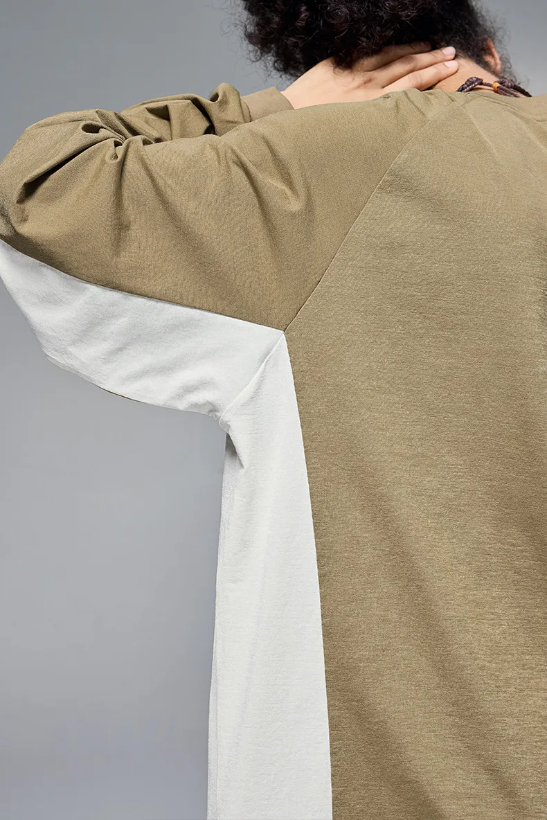 ABS Clothing | Hydrogen Plain Long Sleeve  Autumn And Winter New Tide Brand 150g Lightweight Color Matching Quick-drying T-shirt display picture 13