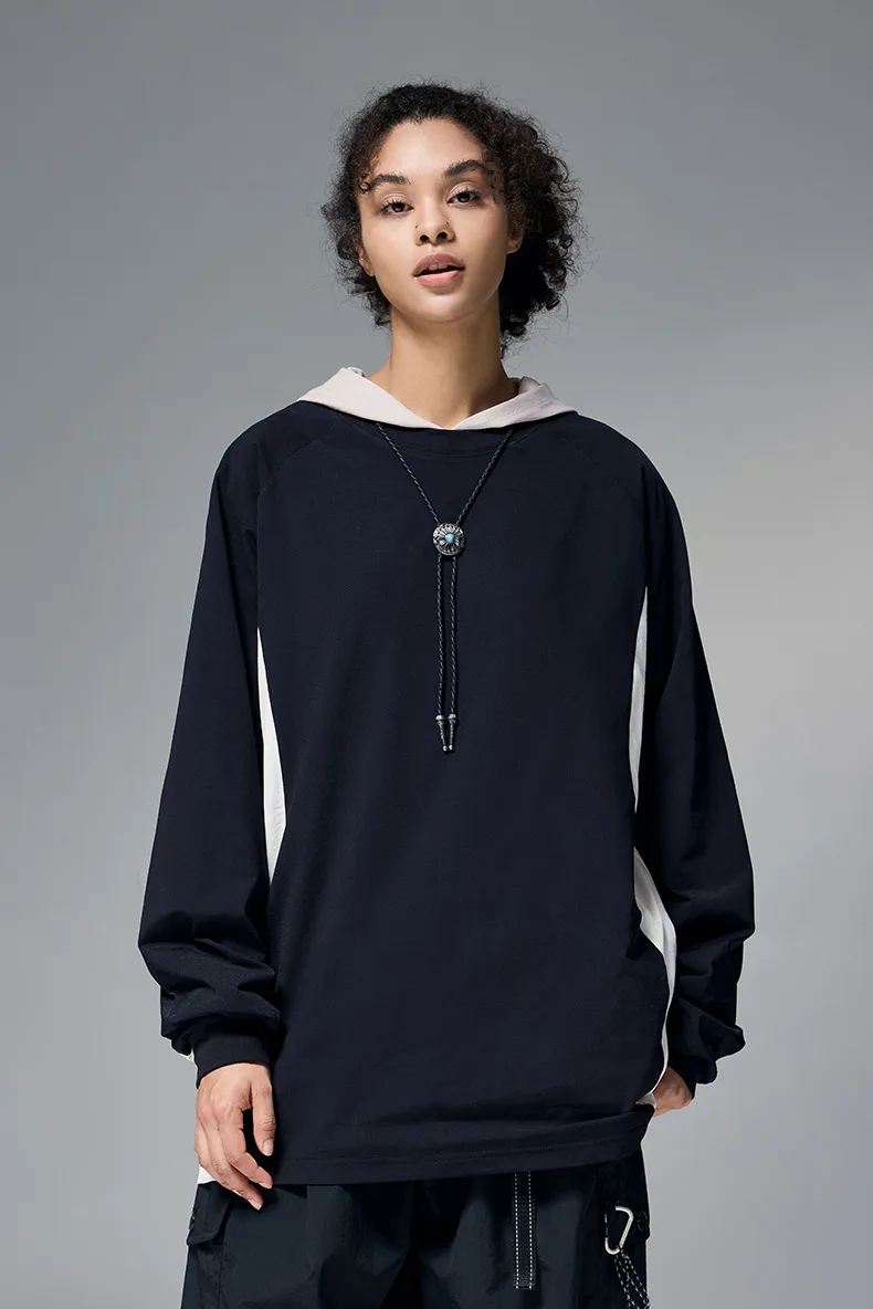 ABS Clothing | Hydrogen Plain Long Sleeve  Autumn And Winter New Tide Brand 150g Lightweight Color Matching Quick-drying T-shirt display picture 21