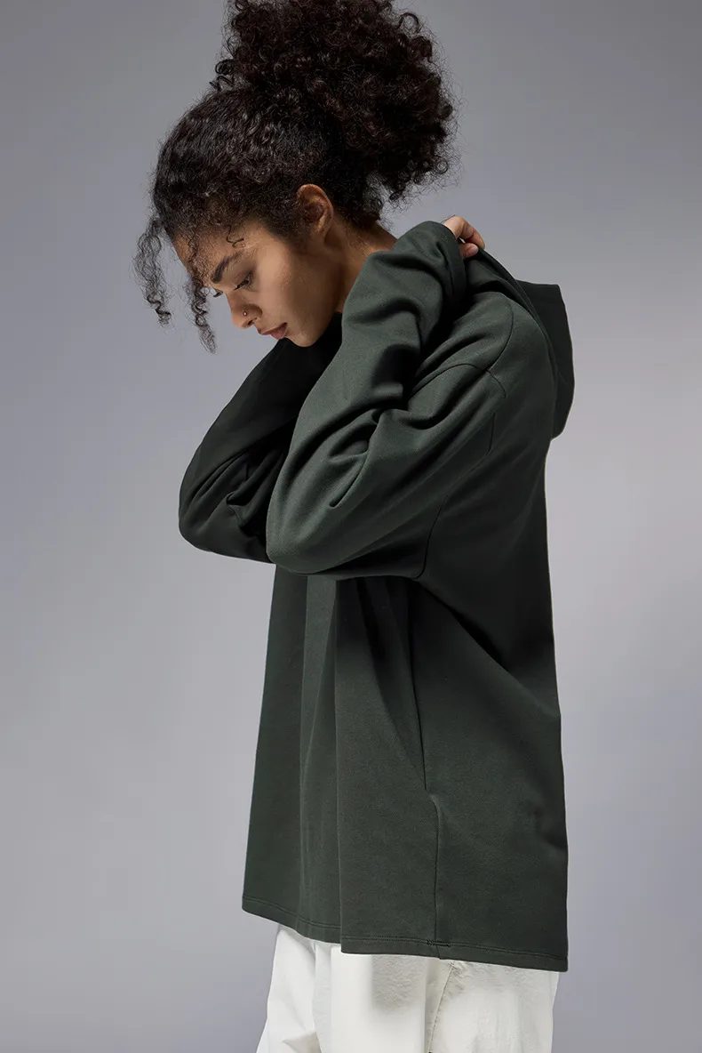ABS Clothing | Double-sided Velvet Hat Base Vests  Autumn And Winter New Sports Outdoor Cordless Hooded Long Sleeve T display picture 21