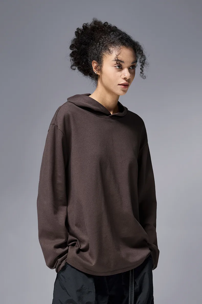 ABS Clothing | Double-sided Velvet Hat Base Vests  Autumn And Winter New Sports Outdoor Cordless Hooded Long Sleeve T display picture 26
