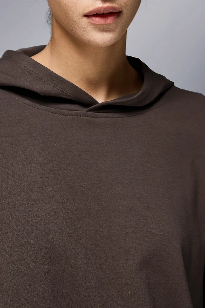 ABS Clothing | Double-sided Velvet Hat Base Vests  Autumn And Winter New Sports Outdoor Cordless Hooded Long Sleeve T display picture 27