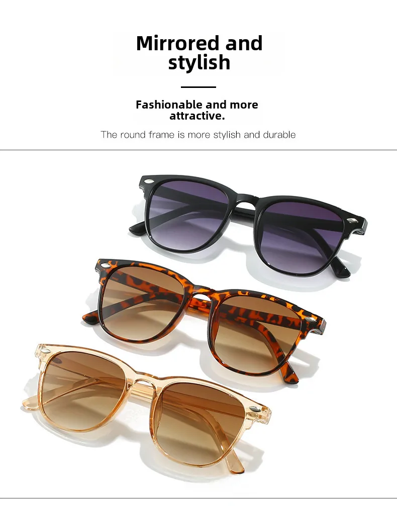 Explosive Midin Full Frame Retro Rice Nails Joker Sunglasses  Fashion Trend Slim Trend Sunglasses display picture 2