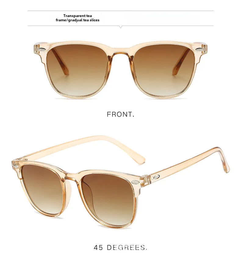 Explosive Midin Full Frame Retro Rice Nails Joker Sunglasses  Fashion Trend Slim Trend Sunglasses display picture 6