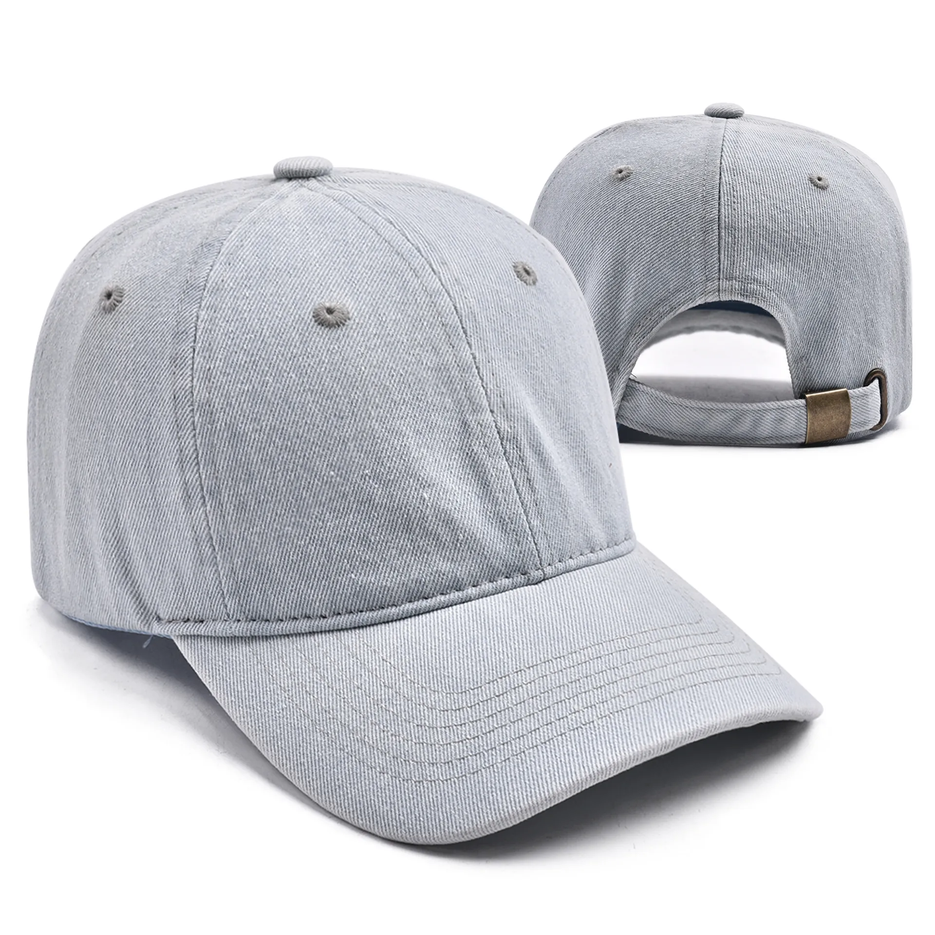 Women's Sport Style Solid Color Curved Eaves Baseball Cap display picture 17