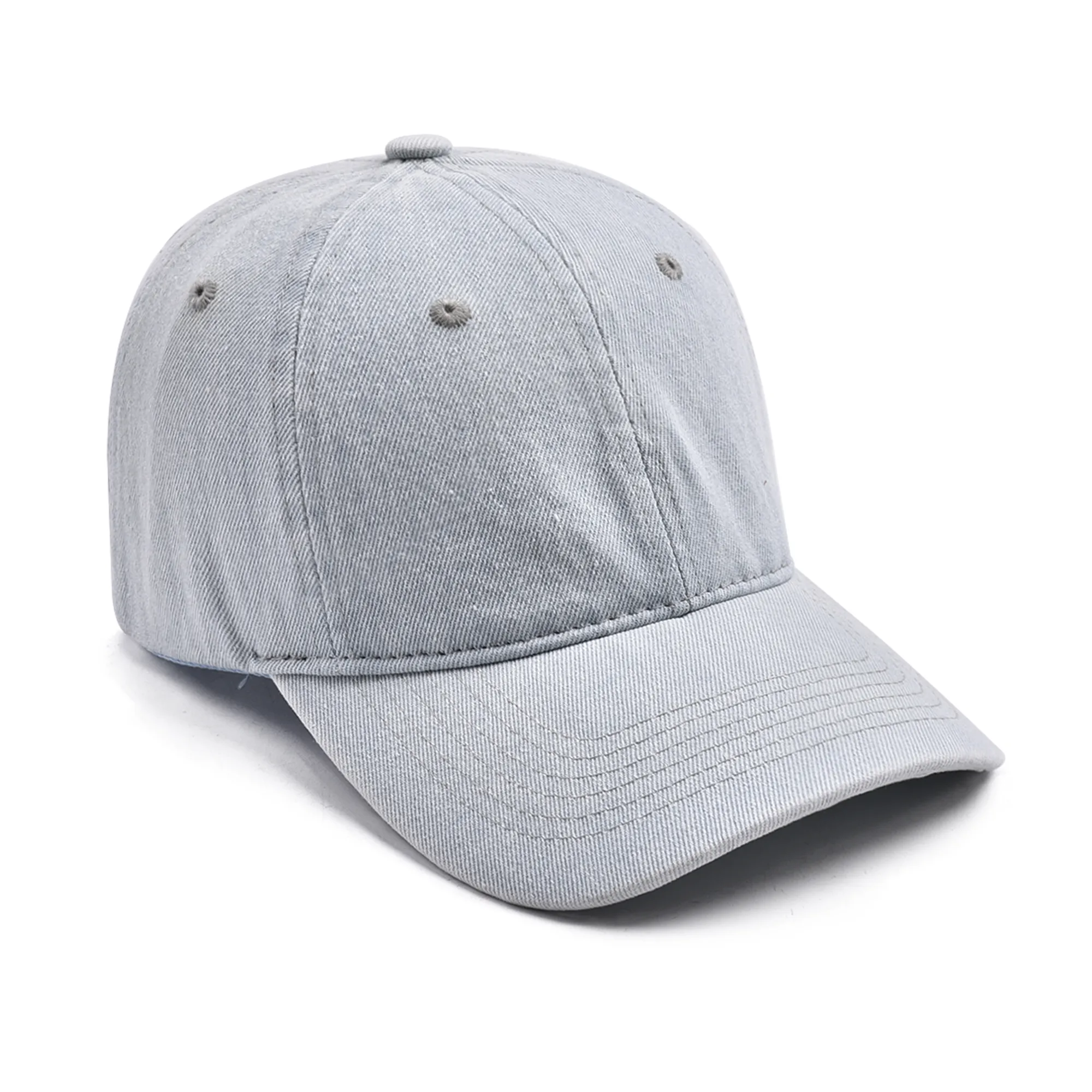 Women's Sport Style Solid Color Curved Eaves Baseball Cap display picture 18