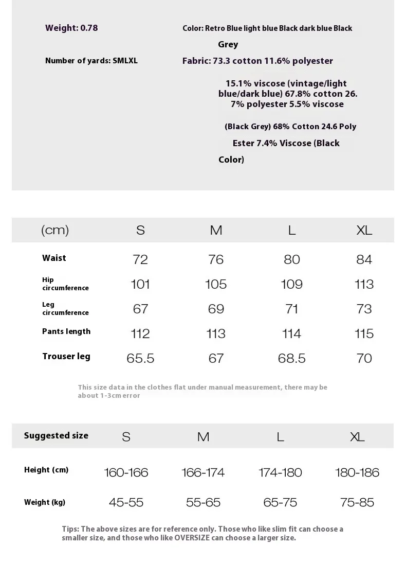 Jie Zhan Men's Wear | Classic Mop Pants  Fall/Winter New Fashion Brand American Street Spray Ma Ji Wash Jeans display picture 1