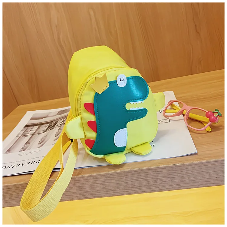 Children's Cartoon Chest Bag Cute Little Dinosaur Cartoon Crossbody Shoulder Bag Lightweight Fashion Change Fashion Waist Bag Wholesale display picture 19