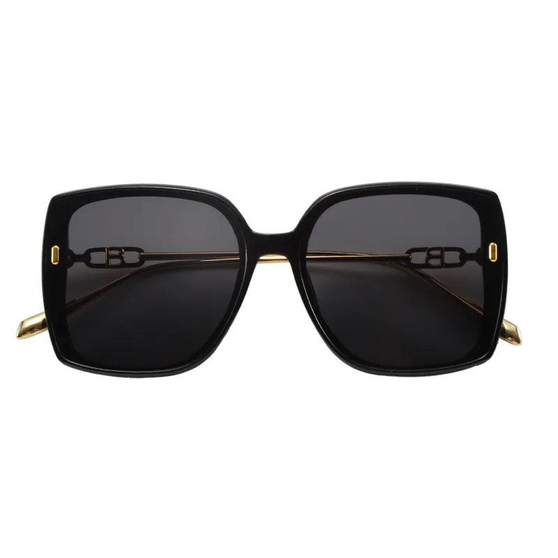 Casual Elegant Streetwear Square PC UV400 Protection Resin Square Full Frame Glasses display picture 3