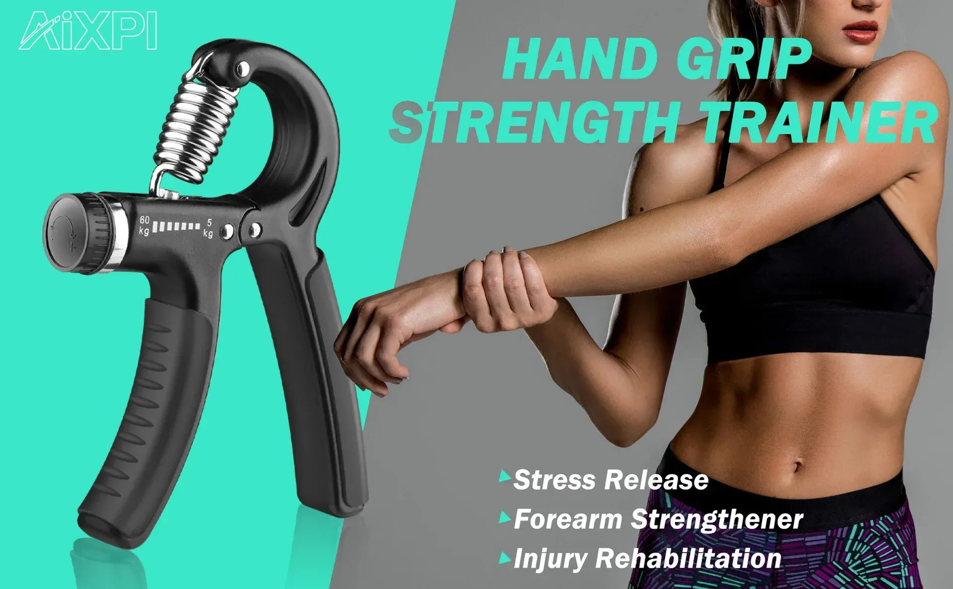 Adjustable Grip Men's Professional Finger Arm Muscle Strength Exercise Hand Strength Fitness Training Equipment display picture 2