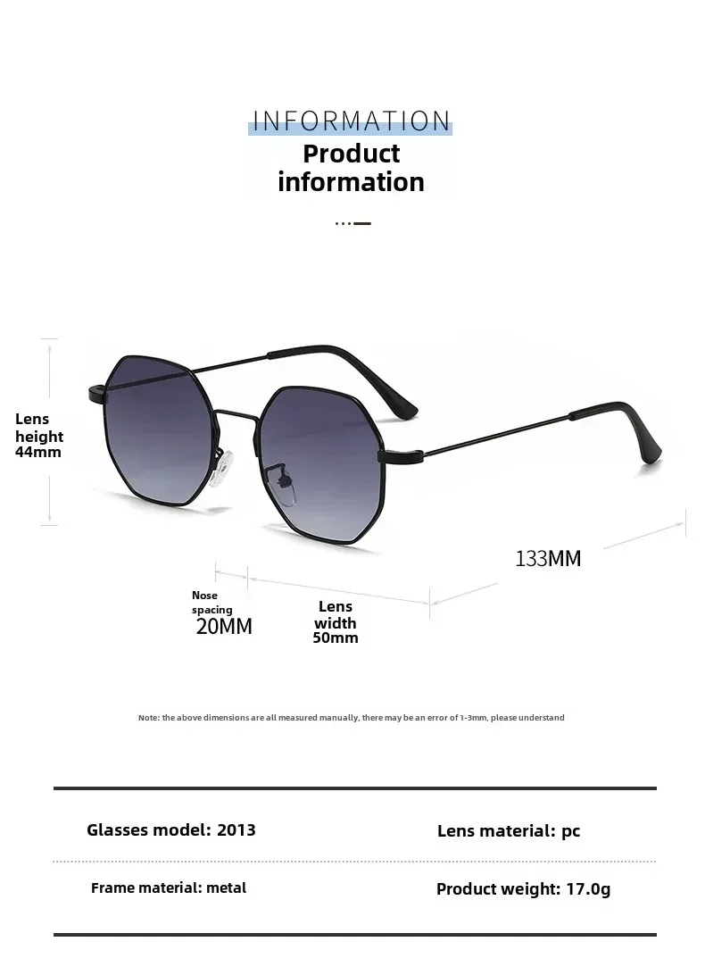 Retro Hong Kong Style Sunglasses Men And Women With  New High-end Sense Driving Special Anti-UV Sunglasses display picture 8