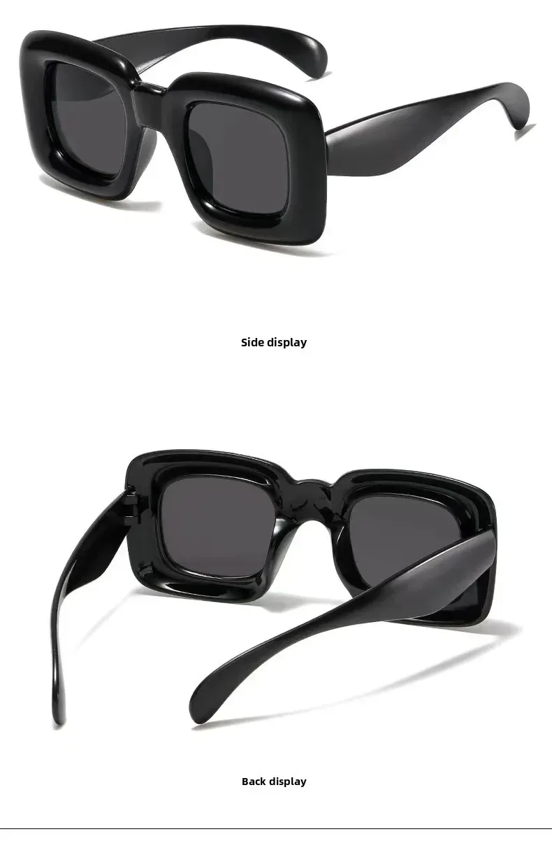 Children's Funny Fun Cute Square Sunglasses Boys And Girls Cute Cute Baby Glasses Hip Hop Baby Street Shot Sunglasses display picture 12