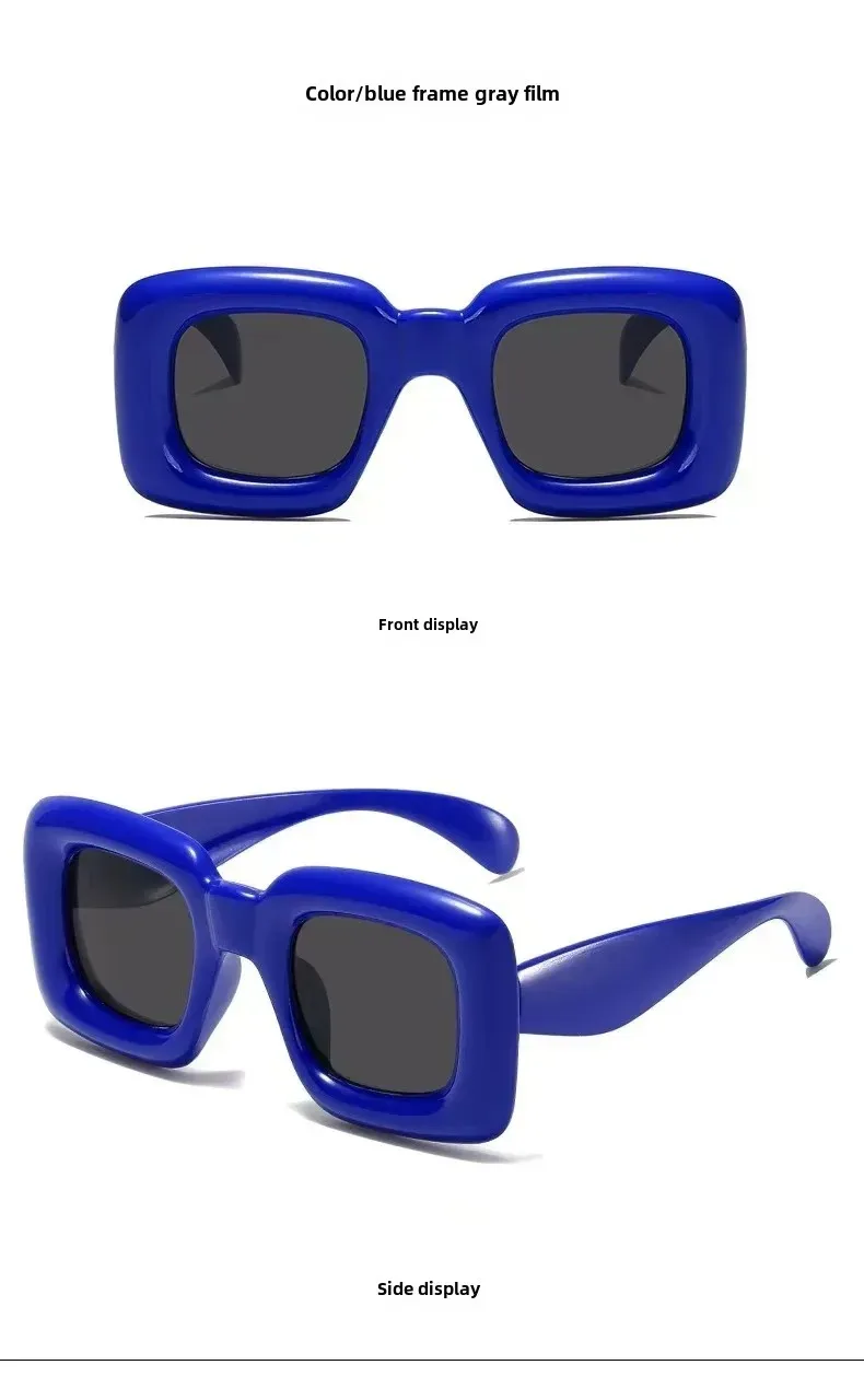 Children's Funny Fun Cute Square Sunglasses Boys And Girls Cute Cute Baby Glasses Hip Hop Baby Street Shot Sunglasses display picture 13